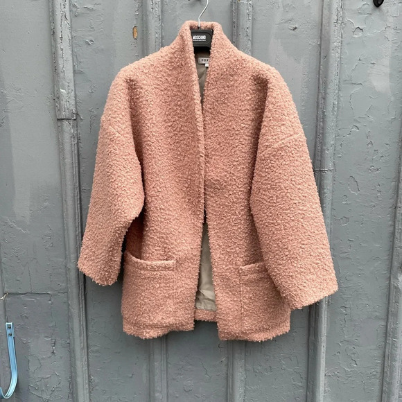 Horses Atelier Pink Boucle  Patch Pocket Coat, size 1 (small) - Picture 6 of 12